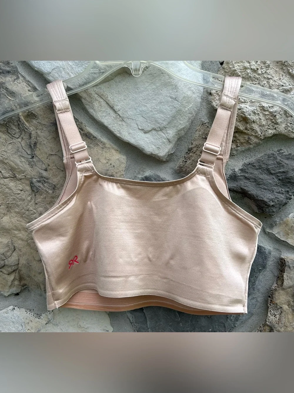 Ruby Ribbon Original Demiette Bra Size 32 Nude Beige Unpadded Wireless Support